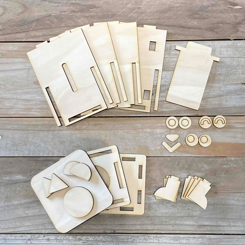 【木製 どうぶつ貯金箱 DIY 手作りキット】