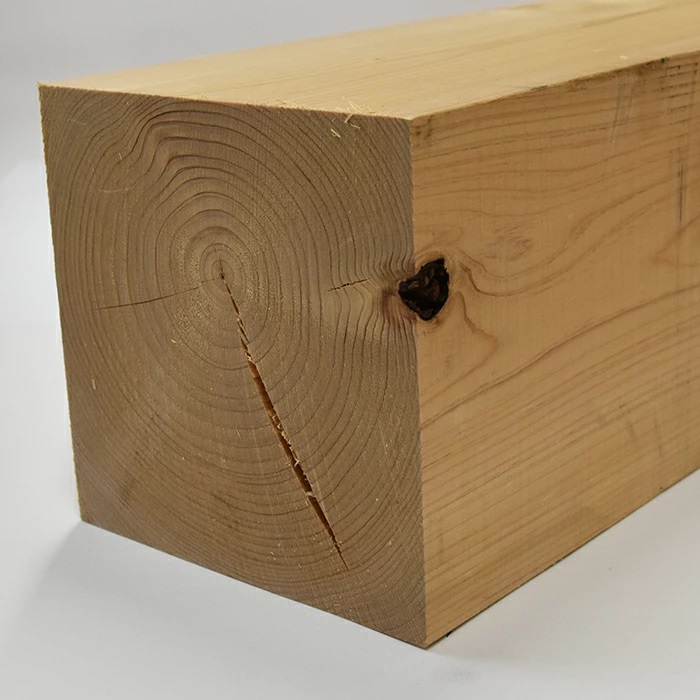 【桧特等 角材】(幅)12cm×(厚)12cm×30cm材 4本セット 節あり 送料別