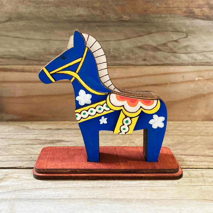 【木製 ダーラナホース DIY 手作りキット】2026 干支